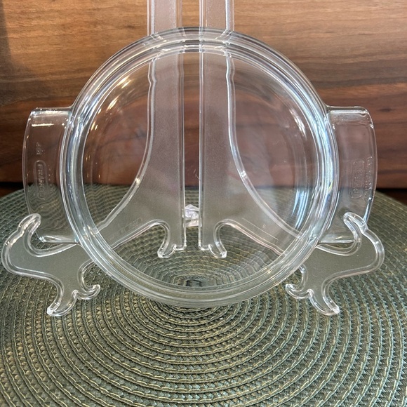 VTG PYREX de Corning FRANCE 451 Clear LID ONLY Replacement for 2 Cup Casserole - Picture 1 of 6